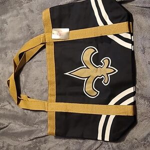 NFL SAINTS Canvas Tote Bag NWT